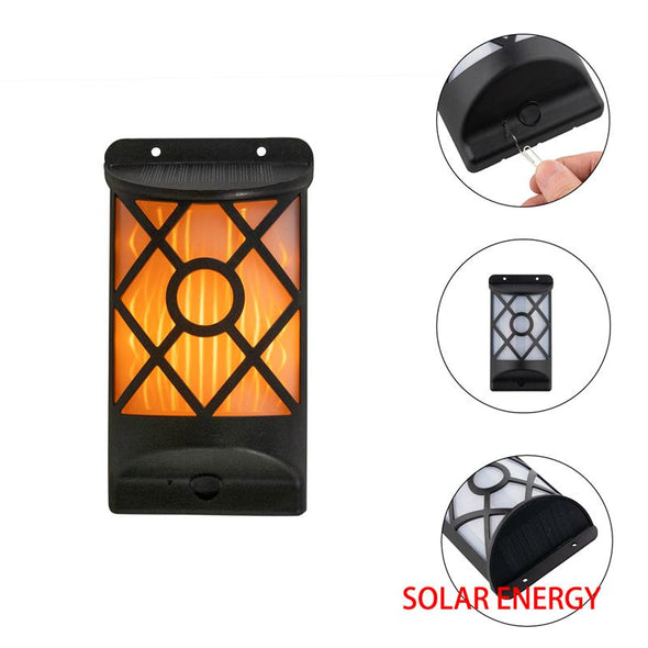 66 LED Solar Wall Light