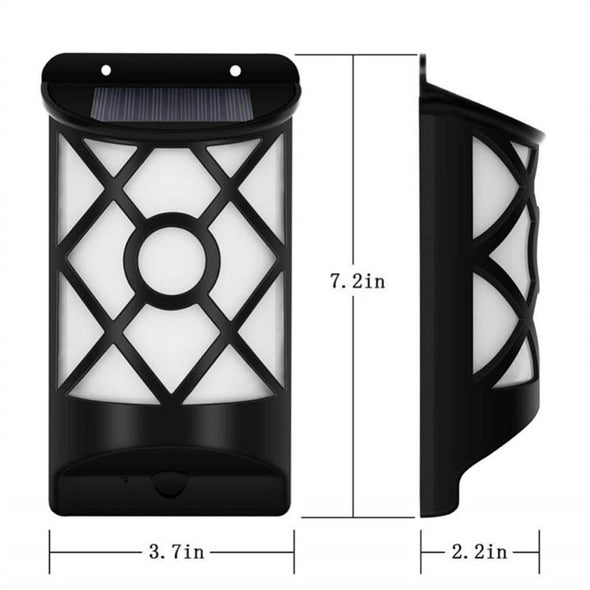 66 LED Solar Wall Light